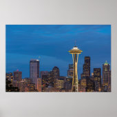 The Space Needle and downtown Seattle Poster (Vorne)