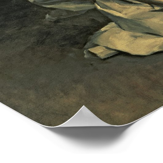 The Spanish Dancer, study for 'El Jaleo', 1882 Poster (Ecke)