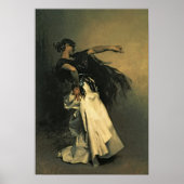 The Spanish Dancer, study for 'El Jaleo', 1882 Poster (Vorne)