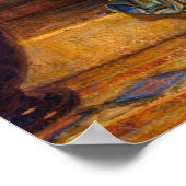 The spinner by John William Waterhouse Poster (Ecke)