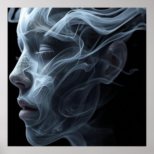 The Spirit of a Woman on a Wall Poster (Vorne)