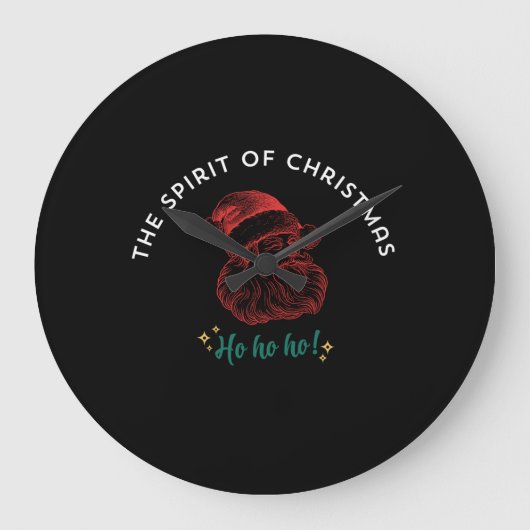 THE SPIRIT OF CHRISTMAS GROßE WANDUHR (Vorderseite)