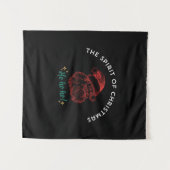 THE SPIRIT OF CHRISTMAS WANDTEPPICH (Vorderseite (Horizontal))