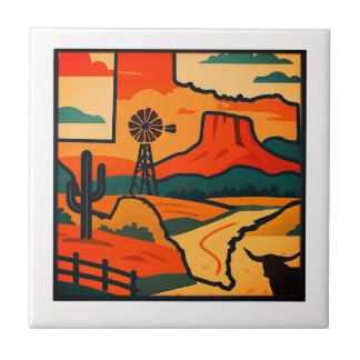 The Spirit of Texas Ceramic Tile Fliese