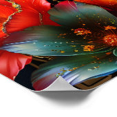 The spirit of the wonderful vintage style. poster (Ecke)