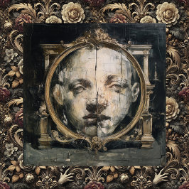 The Spiritual Divide — Gothic Surreal Fine Art Leinwanddruck