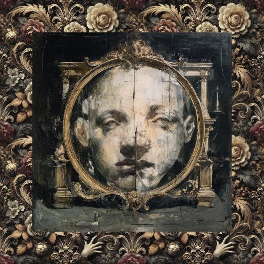 The Spiritual Divide — Gothic Surreal Fine Art Leinwanddruck