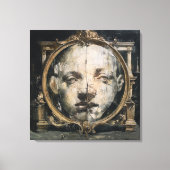 The Spiritual Divide — Gothic Surreal Fine Art Leinwanddruck (Vorderseite)