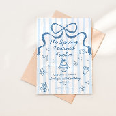 The Spring I turned 12 Birthday Invitation Einladung