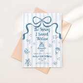 The Spring I turned 13 Birthday Invitation Einladung