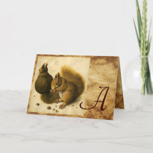 THE SQUIRREL WITH NUTS MONOGRAM