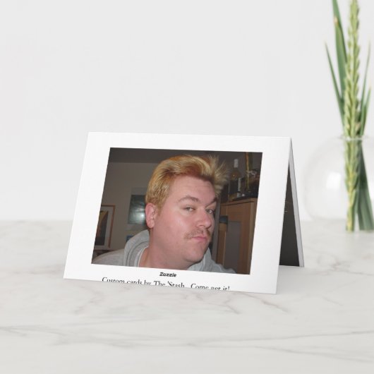 The 'Stache. Karte (Rückseite)