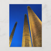"The Stacks" bei Revolution Mill, Greensboro NC US Postkarte (Vorderseite)