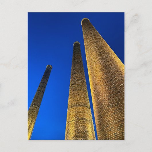 "The Stacks" bei Revolution Mill, Greensboro NC US Postkarte (Vorderseite)