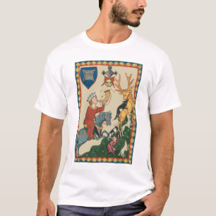 The Stag Hunt, Mittelalterliche Kunst aus dem 14.  T-Shirt