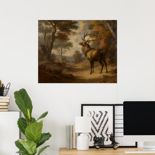 The Stag Poster (Heimbüro)