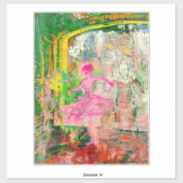 The Stalker - Neon Ballet Chaos Aufkleber