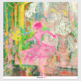 The Stalker - Neon Ballet Chaos Aufkleber