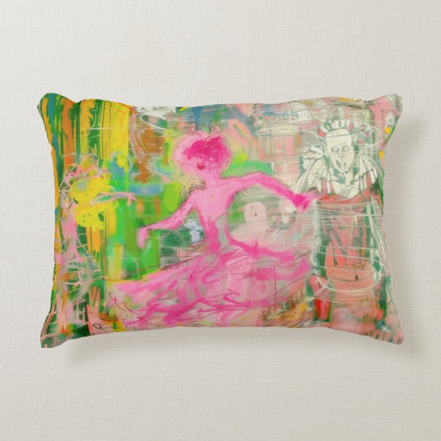 The Stalker - Neon Ballet Chaos Dekokissen (Vorderseite)