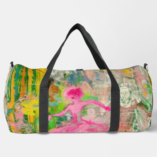 The Stalker - Neon Ballet Chaos Duffle Bag (Vorderseite)