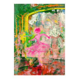 The Stalker - Neon Ballet Chaos Fotodruck