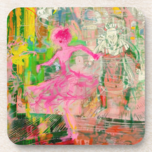 The Stalker - Neon Ballet Chaos Getränkeuntersetzer