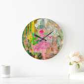 The Stalker - Neon Ballet Chaos Große Wanduhr (Zuhause)