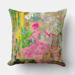 The Stalker - Neon Ballet Chaos Kissen