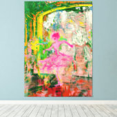 The Stalker - Neon Ballet Chaos Leinwanddruck (Insitu (Holzboden))