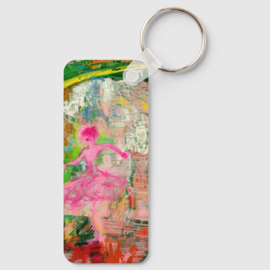 The Stalker - Neon Ballet Chaos Schlüsselanhänger (Rückseite)