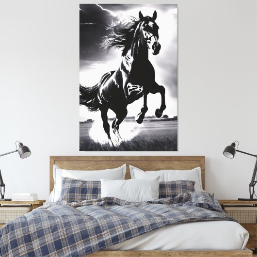 The Stallion Stud Leinwanddruck (Insitu (Schlafzimmer))