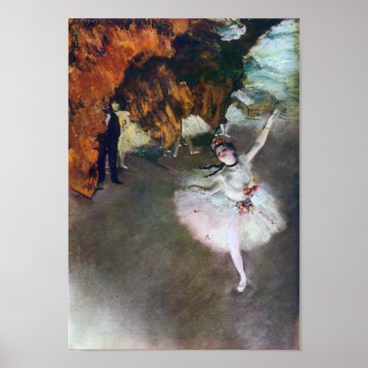 The Star, Ballerina, Edgar Degas, 1878 Poster (Vorne)