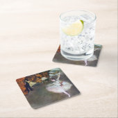 The Star, Ballerina, Edgar Degas, 1878 Rechteckiger Pappuntersetzer (Vor Ort)