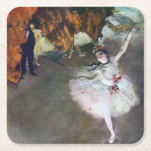 The Star, Ballerina, Edgar Degas, 1878 Rechteckiger Pappuntersetzer