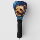 The star night - Yorkshire Terrier Dog 001 - Qia Golf Headcover (Vorderseite)