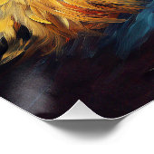 The star night - Yorkshire Terrier Dog 003 - Qia Poster (Ecke)