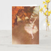 The Star (Prima Ballerina) Karte (Gelbe Blume)