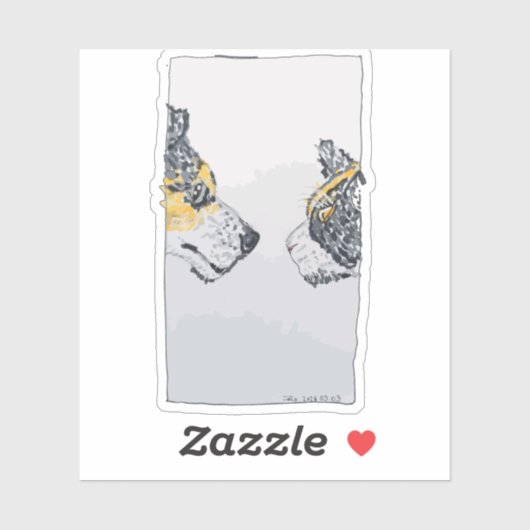 The Stare Aufkleber (Blatt)