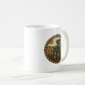 The Starry Mastiff: Naive Art Cane Corso -> Der St Kaffeetasse (VorderseiteRechts)