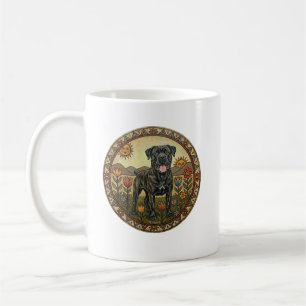 The Starry Mastiff: Naive Art Cane Corso -> Der St Kaffeetasse
