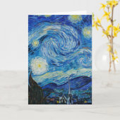 The Starry Night 1889 by Vincent van Gogh Karte (Gelbe Blume)