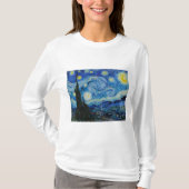 The Starry Night 1889 by Vincent van Gogh T-Shirt (Vorderseite)