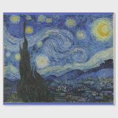 The Starry Night[1889] von Vincent van Gogh Geschenkpapier (Flach)