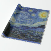 The Starry Night[1889] von Vincent van Gogh Geschenkpapier (Ungerollt)