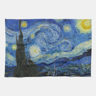 The Starry Night, 1889 von Vincent van Gogh Geschirrtuch