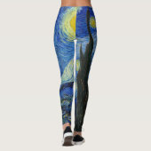 The Starry Night, 1889 von Vincent van Gogh Leggings (Rückseite)