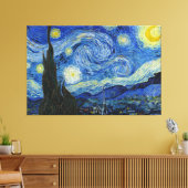 The Starry Night, 1889 von Vincent van Gogh Leinwanddruck (Insitu (Wohnzimmer))