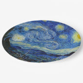 The Starry Night, 1889 von Vincent van Gogh Pappteller (Schrägansicht)