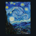 The Starry Night (1889) von Vincent Van Gogh Poster<br><div class="desc">Berühmte Maler aller Zeiten</div>