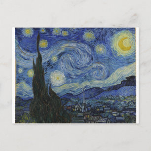 The Starry Night, 1889 von Vincent van Gogh Postkarte